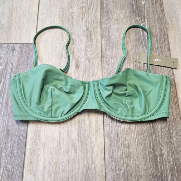 J. Crew Aerie Mixed Bikini Set Balconette Top Cheeky Women’s Size 34C Medium - Picture 2 of 12